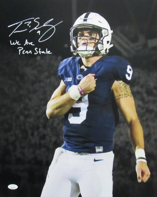 Trace McSorley Signed/Inscribed 16x20 Photo Penn State Football JSA 190349