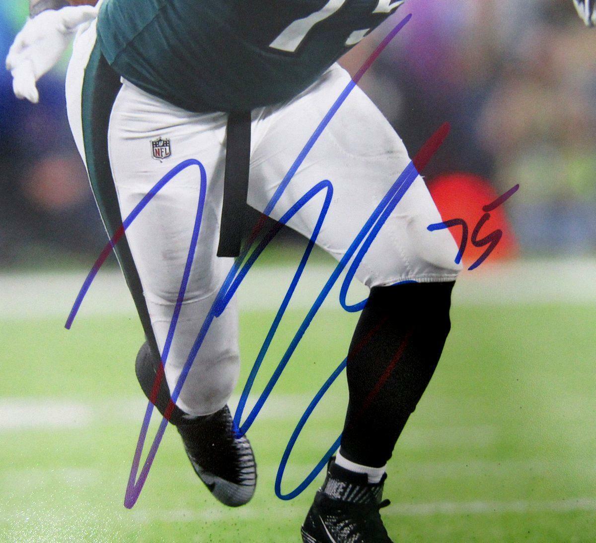 Vinny Curry Super Bowl LII Eagles Autographed/Signed 8x10 Photo JSA W 131934