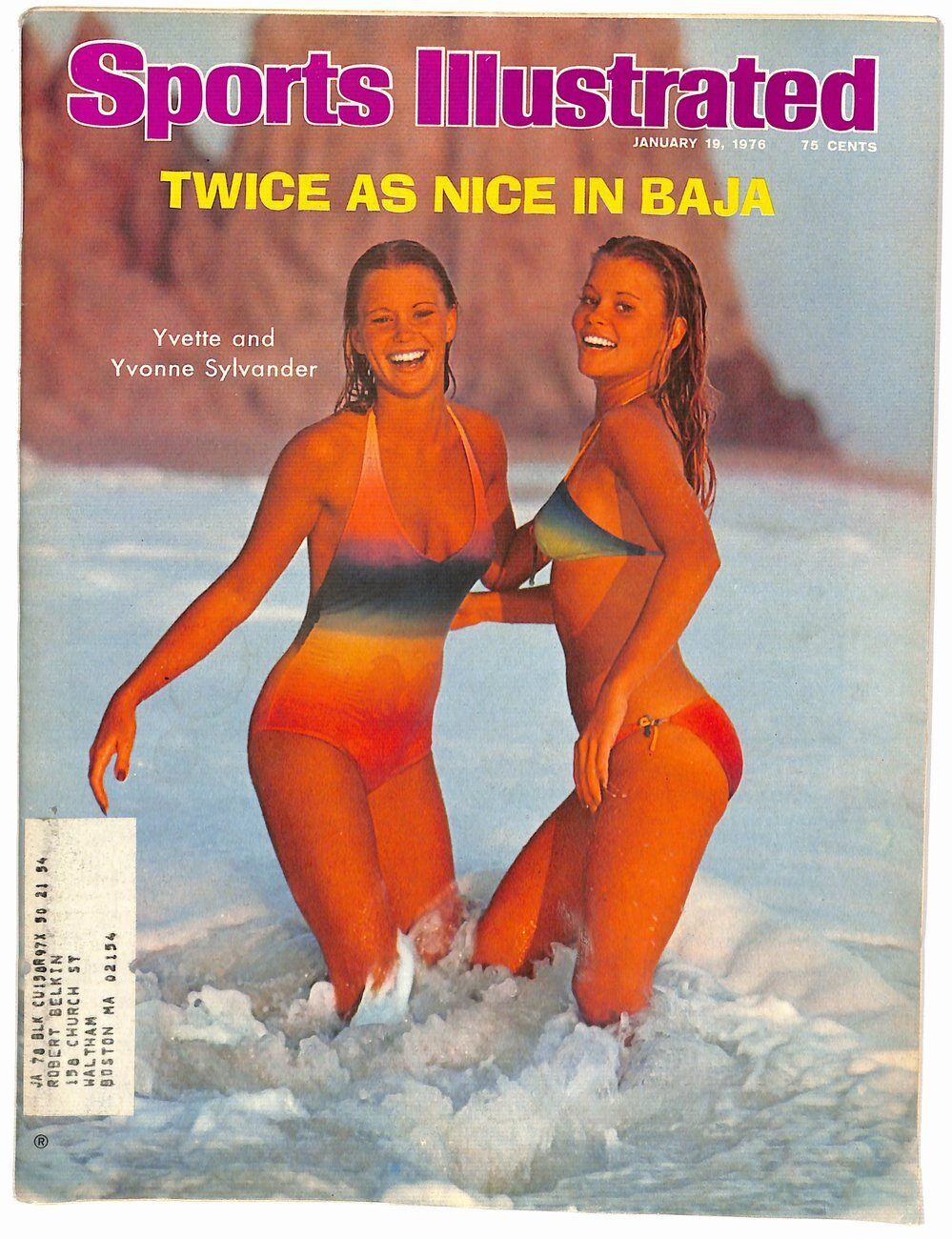 January 19, 1976 Sports Illustrated Annual Swimsuit Issue Twins in Baja 181642