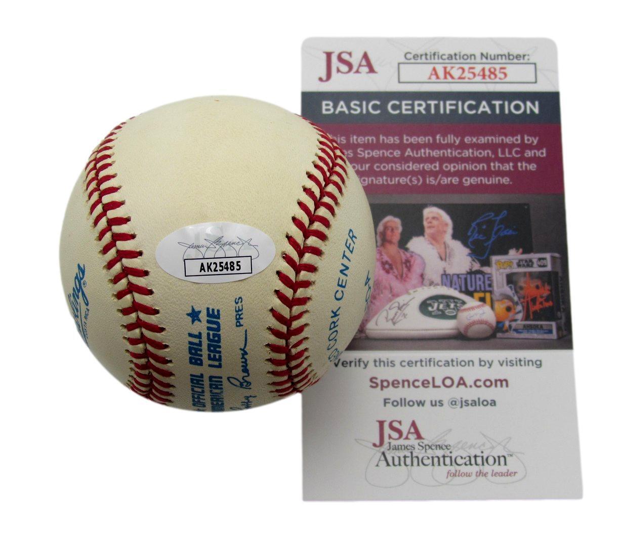 Jeff Reardon Autographed OAL Baseball Minnesota Twins JSA 179759