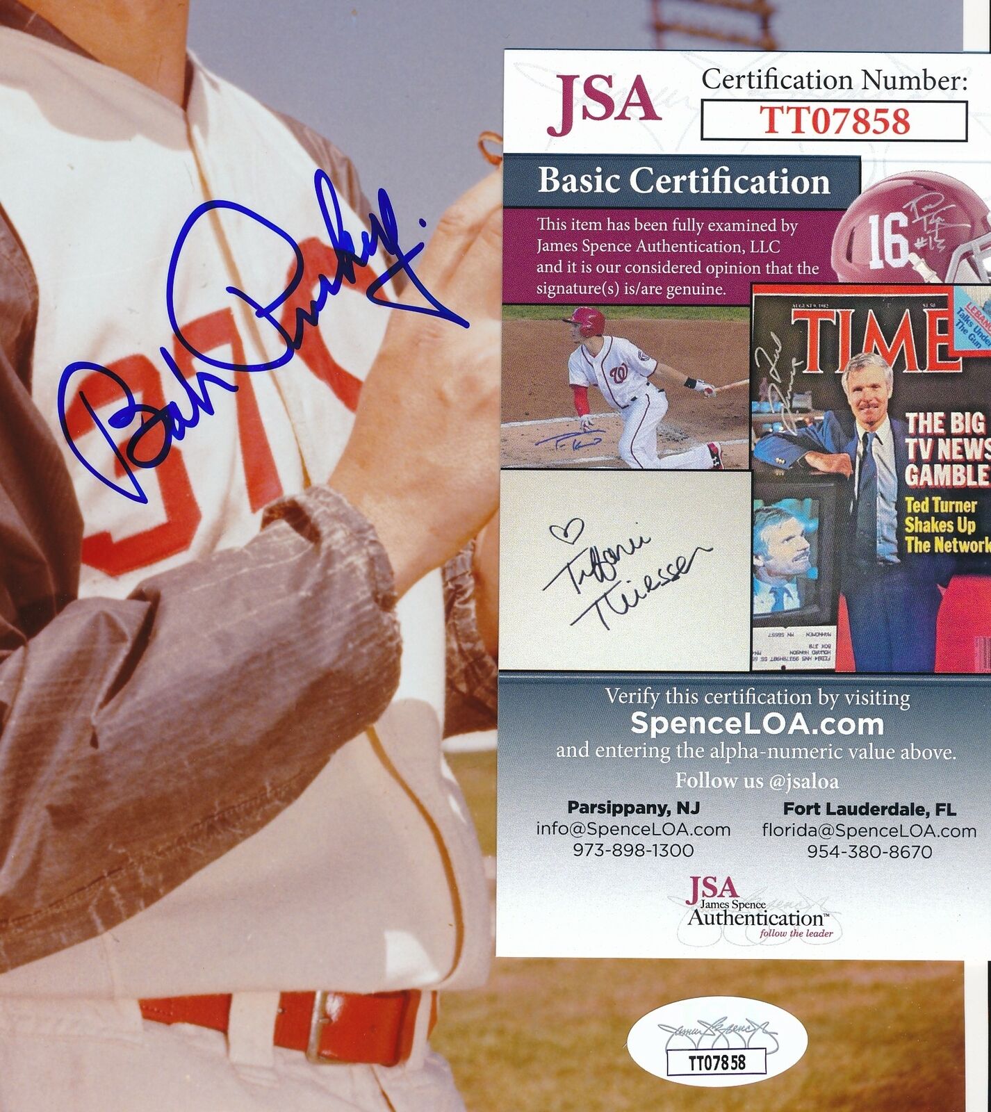 Bob Purkey Cincinnati Reds Signed/Autographed 8x10 Photo JSA 165016