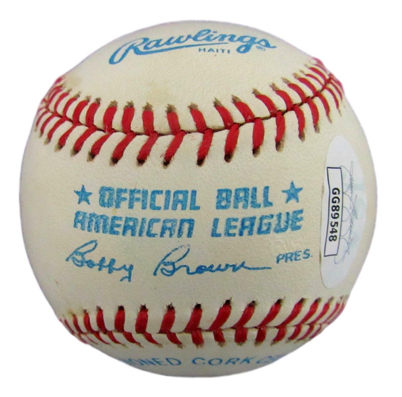 Terry Steinbach Signed/Autographed Athletics Rawlings OAL Baseball JSA 149455