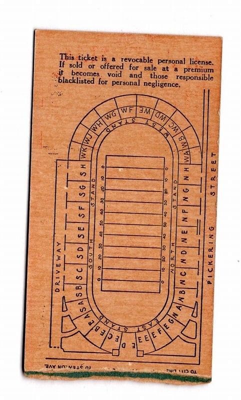 1939 Temple vs. Pitt Football Ticket Stub at Temple Stadium 11/4/39 129653