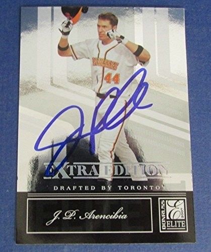 J.P. Arencibia Rangers Signed/Autographed 2007 Donruss Elite Baseball Card #6