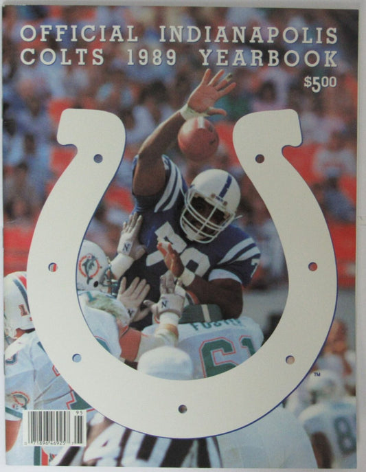 1989 Indianapolis Colts Football Official Team Yearbook 146008