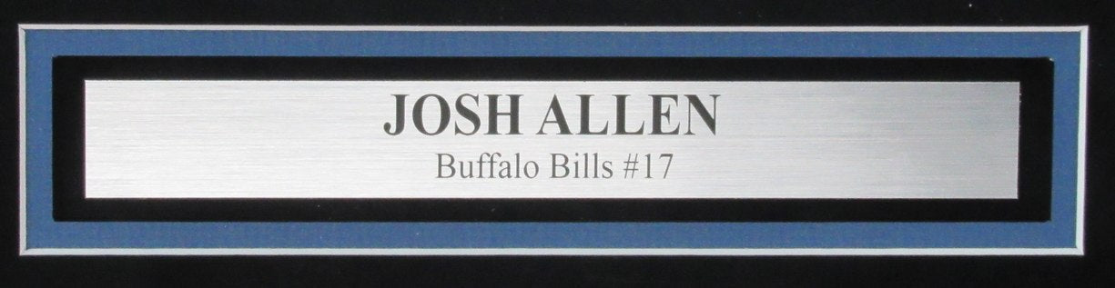 Josh Allen Signed/Autographed 16x20 Photo Buffalo Bills Framed Beckett 192191