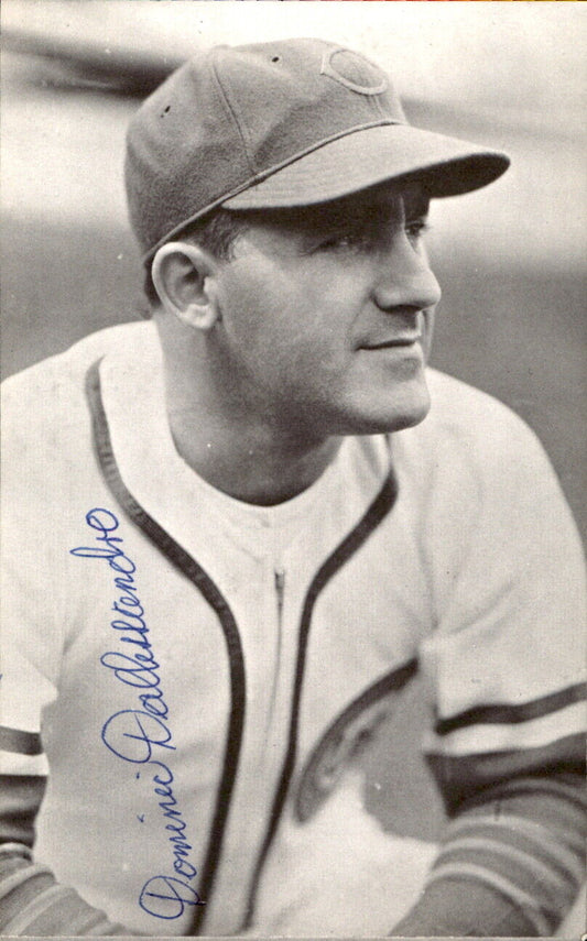 Dom Dallessandro Chicago Cubs d. 1988 Signed/Auto 3x5  Photo 178166