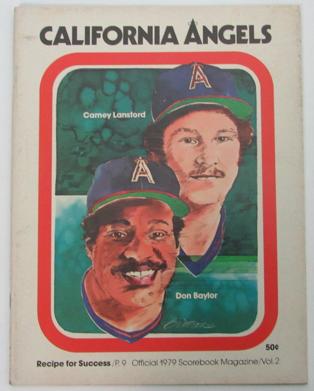 1979 California Angels vs. Blue Jays Official Program Don Baylor 153270