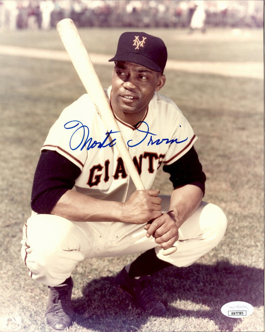 Monte Irvin HOF Signed/Autographed 8x10 Photo New York Giants JSA 191406