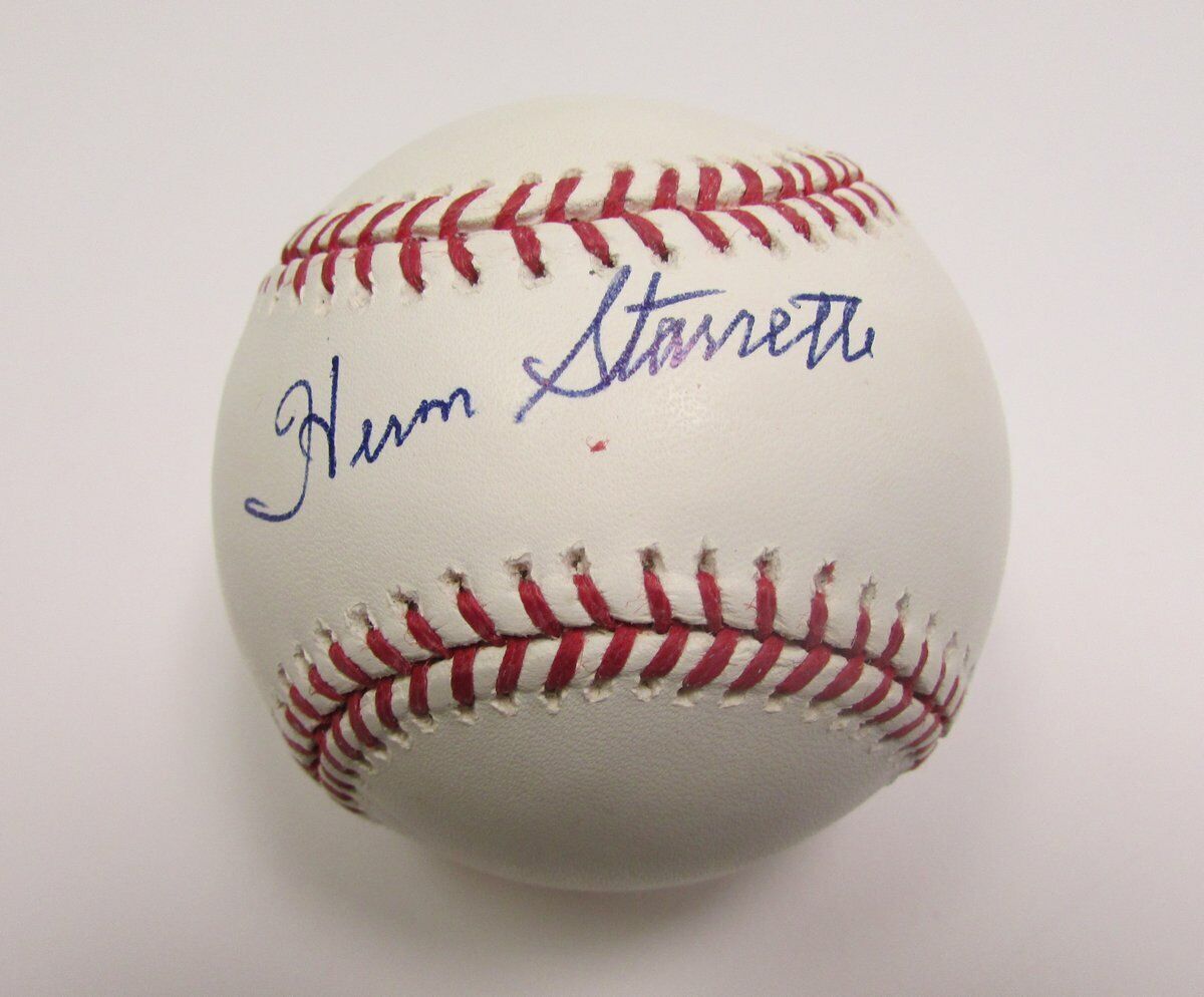 Herm Starette 1980 Phillies Signed OML Rawlings Baseball JSA 138224