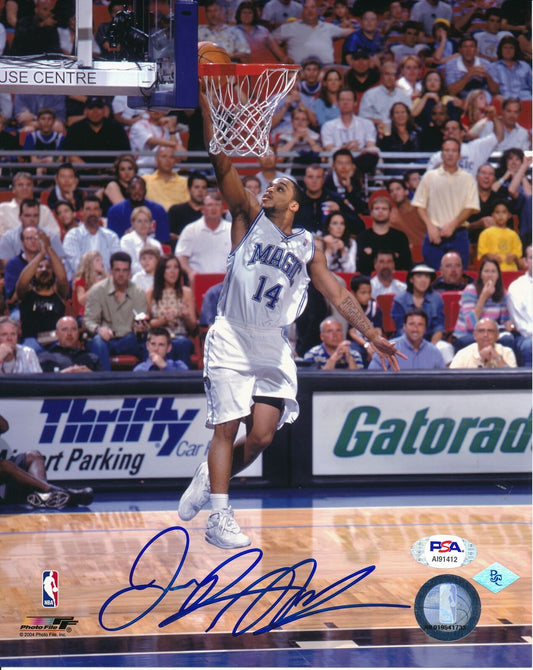 Jameer Nelson Orlando Magic Signed/Autographed 8x10 Photo PSA/DNA 159687