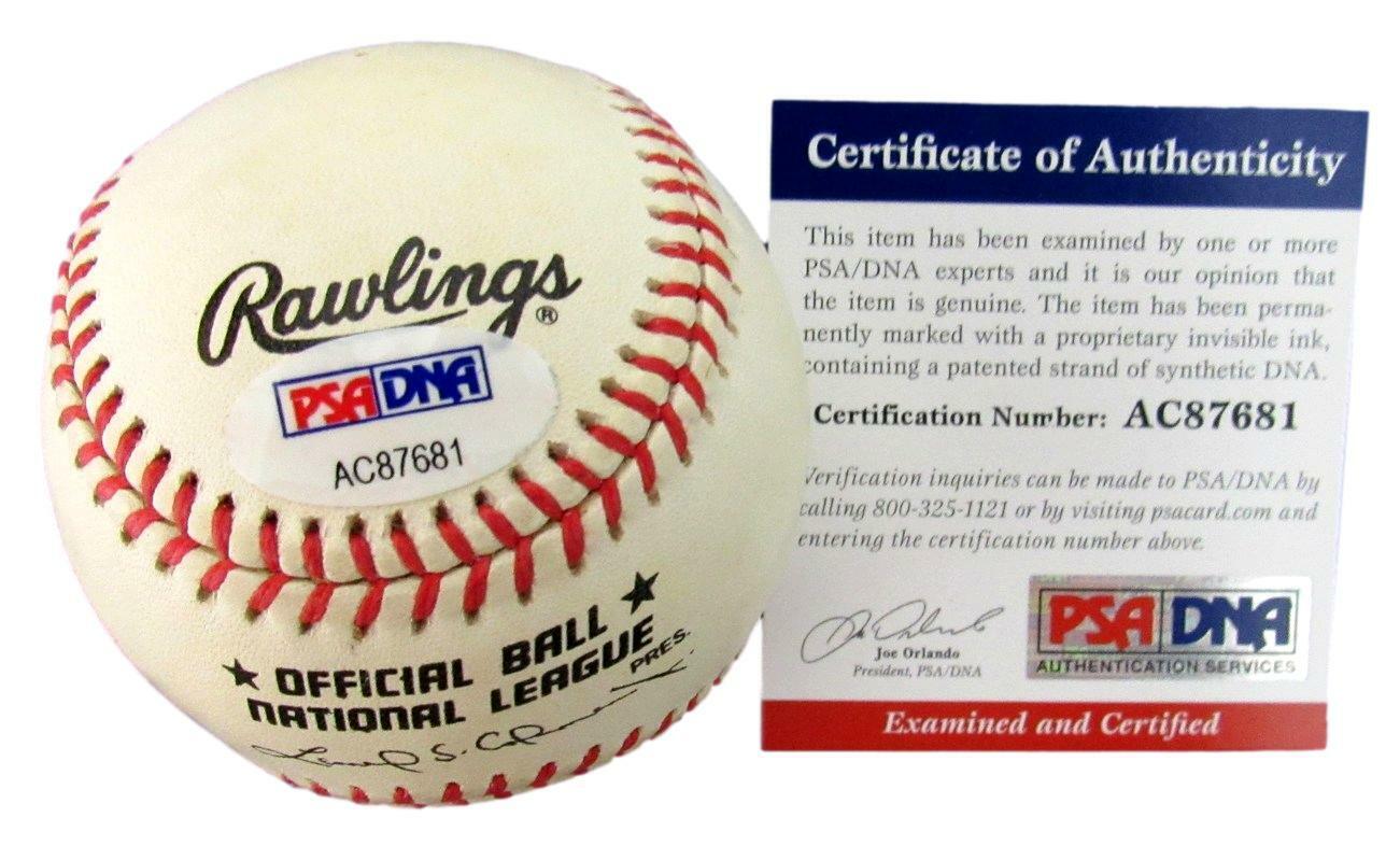 Dick Williams HOF Brooklyn Signed/Auto Rawlings ONL Baseball PSA/DNA 162084