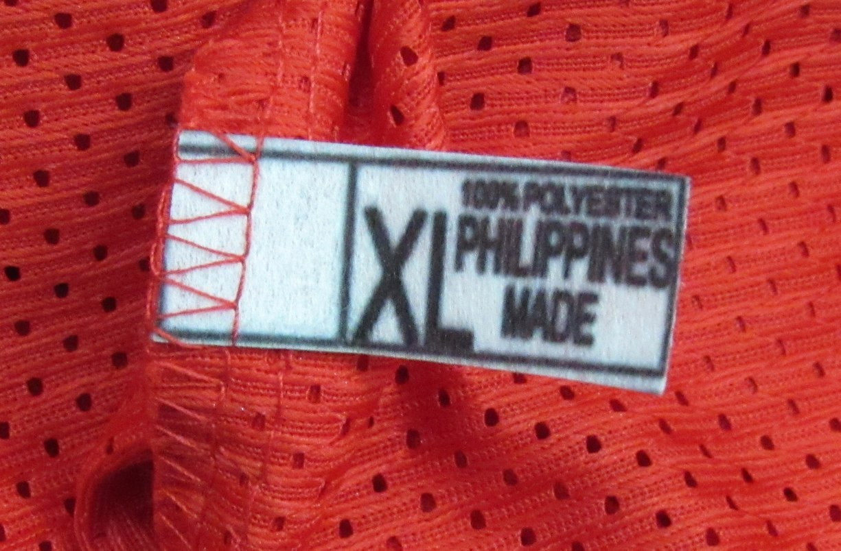 Hakeem Olajuwon Signed/Auto Red Custom Basketball Jersey Rockets JSA 192200