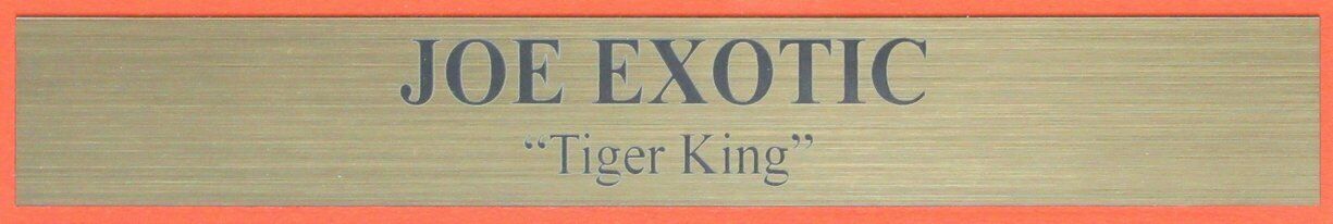 Joe Exotic Tiger King Signed/Inscr "Love You" 8x10 Photo Framed JSA 161727