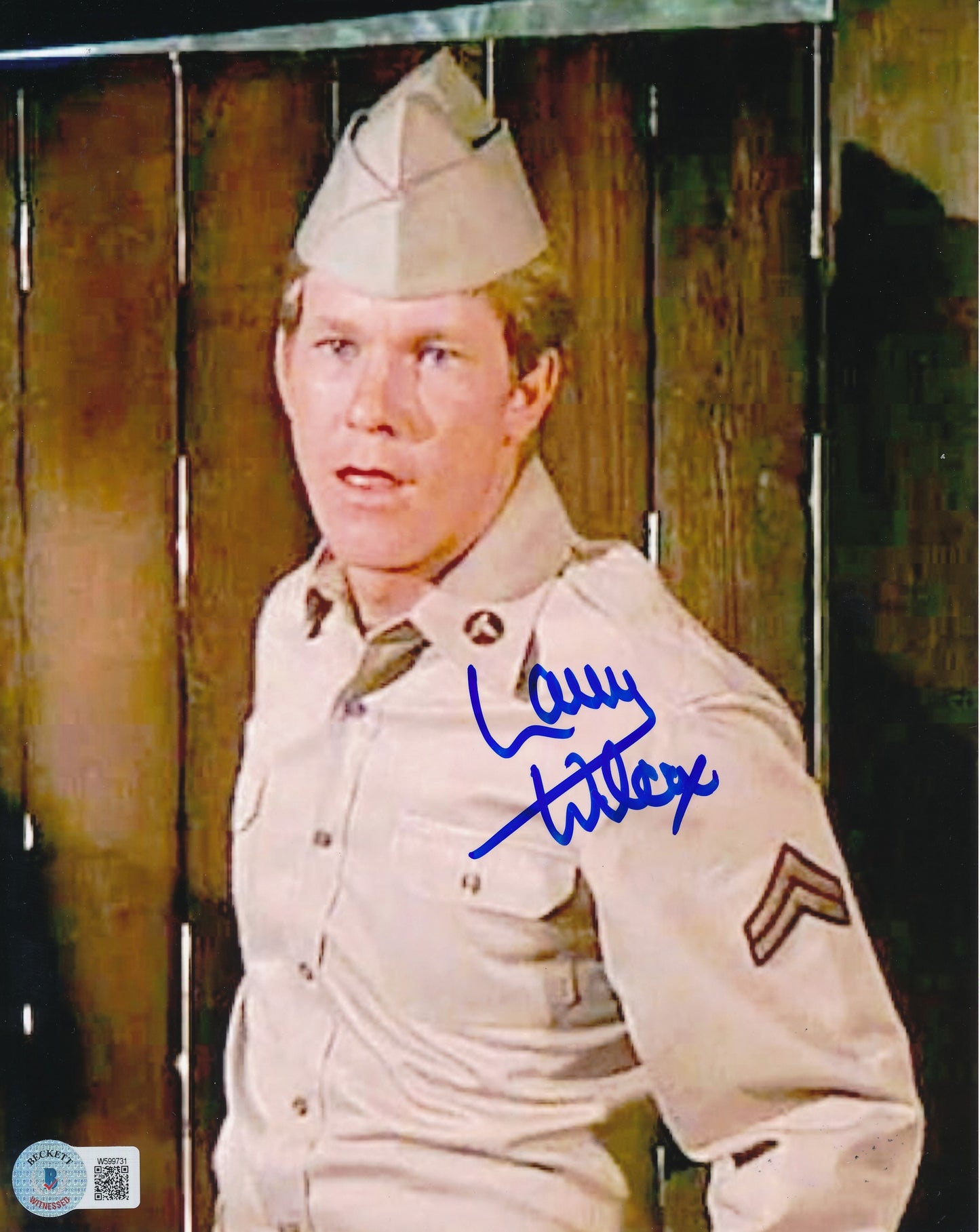 Larry Wilcox Autographed 8x10 Photo "Mash" Beckett 183527