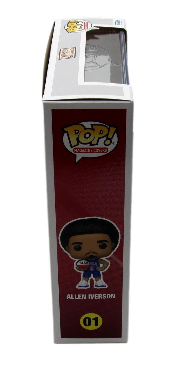 Allen Iverson HOF Autographed Funko POP! SLAM FUNKO  #01 76ers JSA 181851