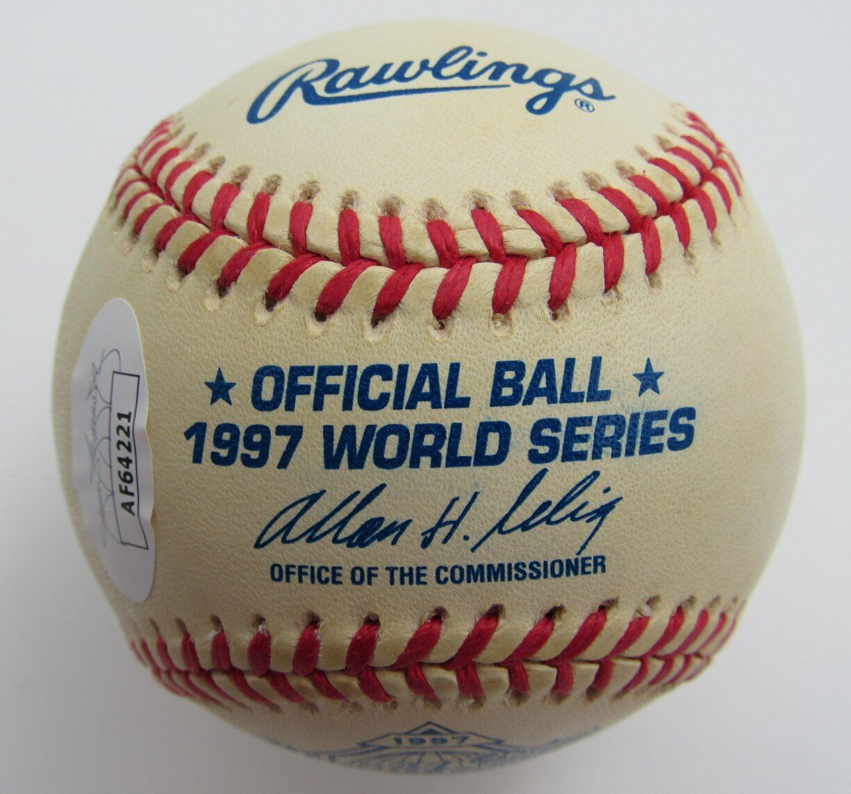 Robb Nen Autographed 1997 World Series Baseball Florida Marlins JSA