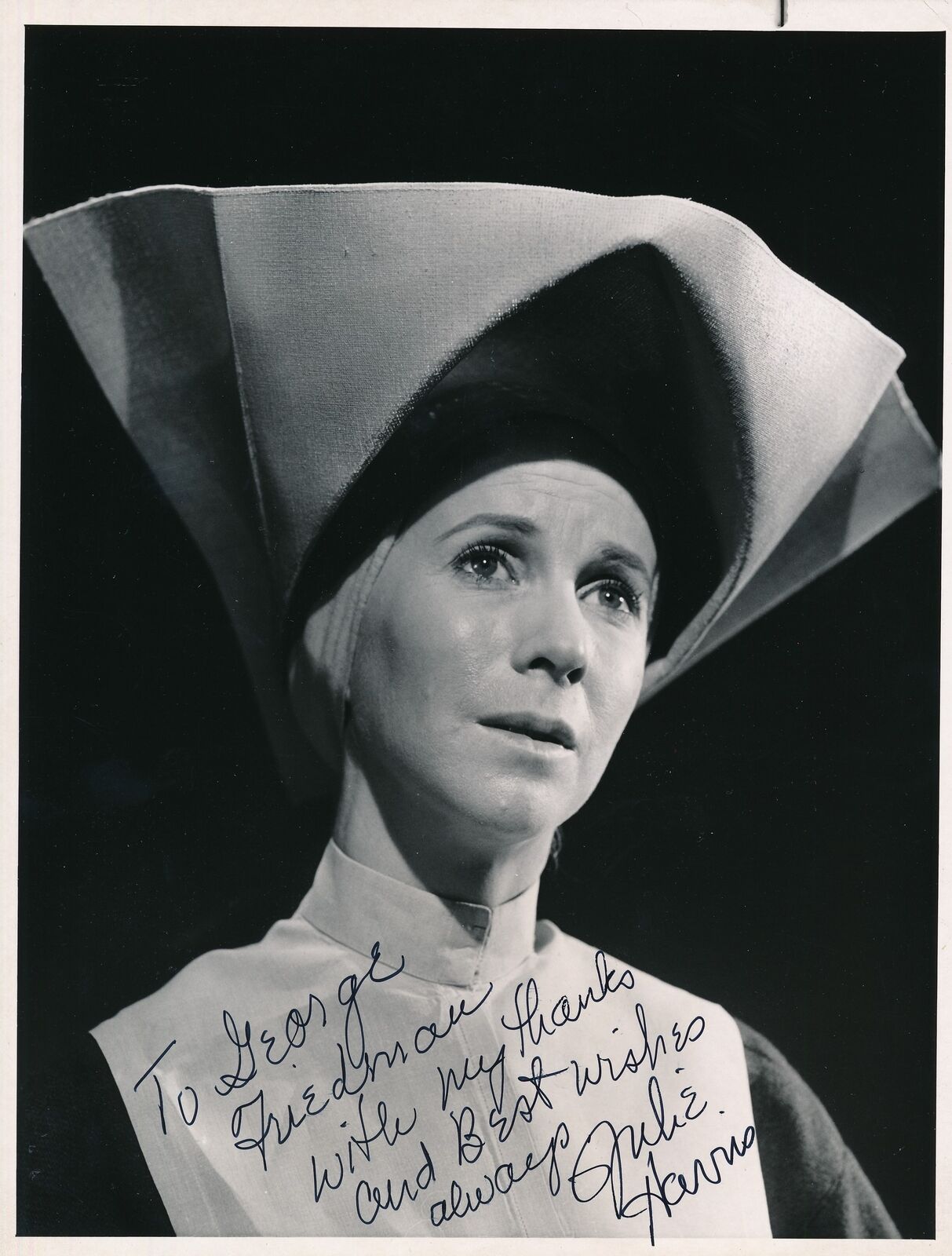 Julie Harris Autographed/Inscribed 7x9 Photo Actress PSA/DNA 178051