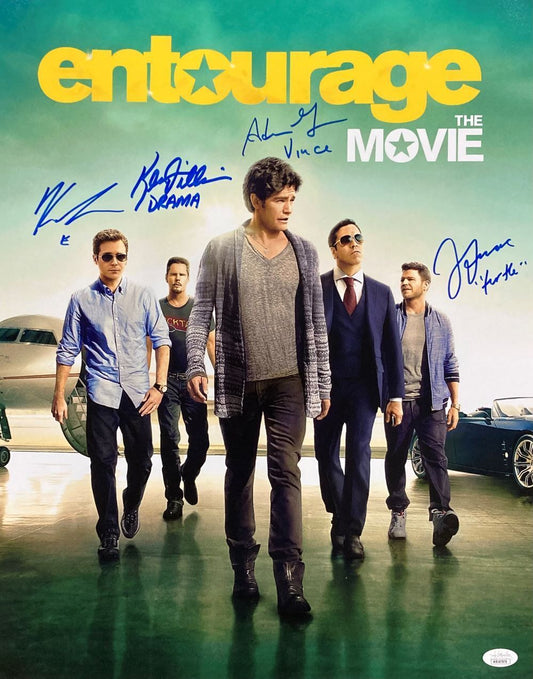 Entourage Cast Signed 16x20 Entourage Photo Adrien Grenier & Others JSA ITP 4997