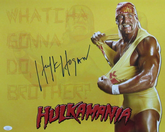 Hulk Hogan Autographed 16x20 Photo WWF JSA