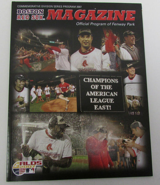 2007 Boston Red Sox Magazine ALDS Edition vs. Angels 141479