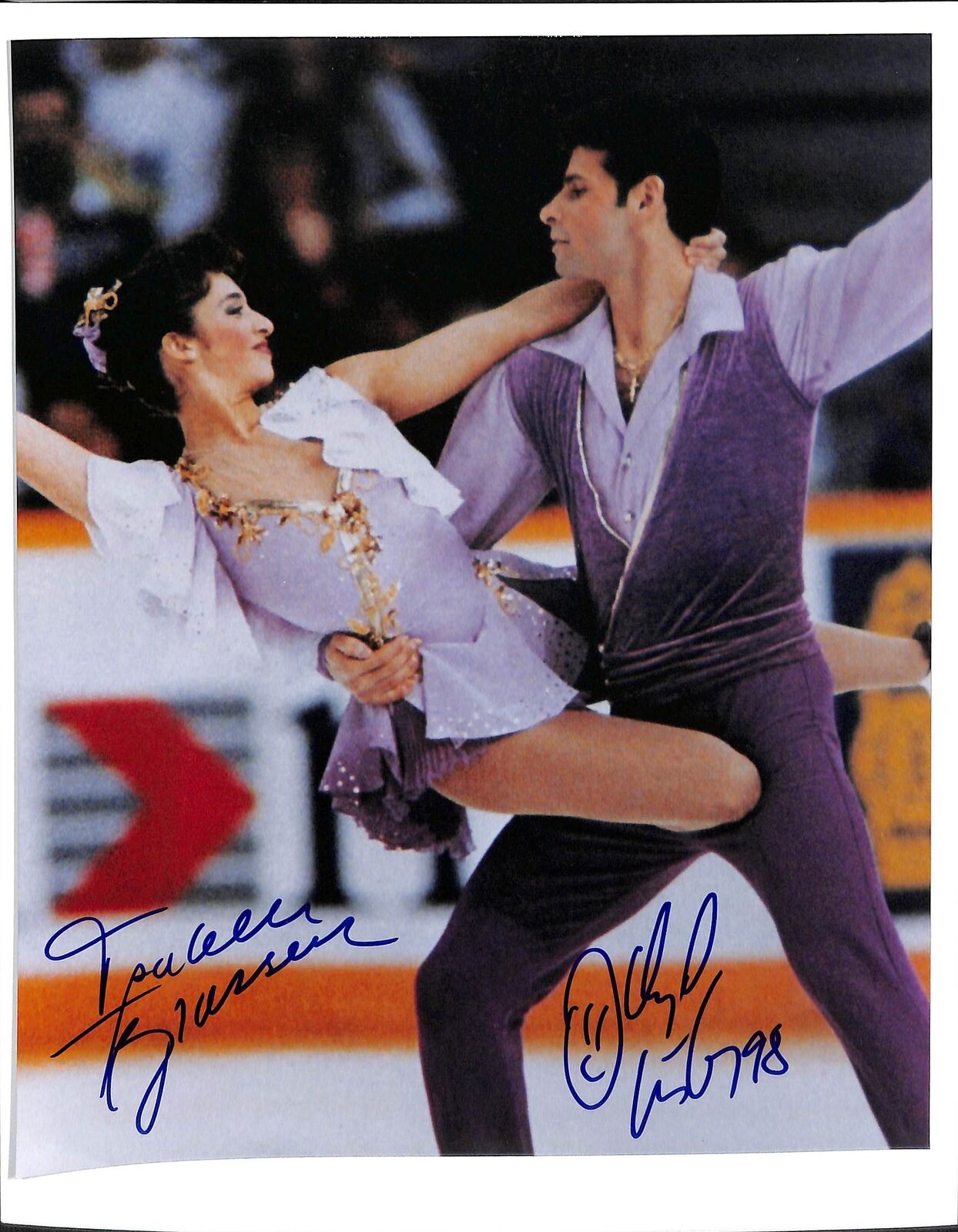 Lloyd Eisler/Isabelle Brasseur 2X Olympic Bronze Medal Signed 8x10 Photo 170771