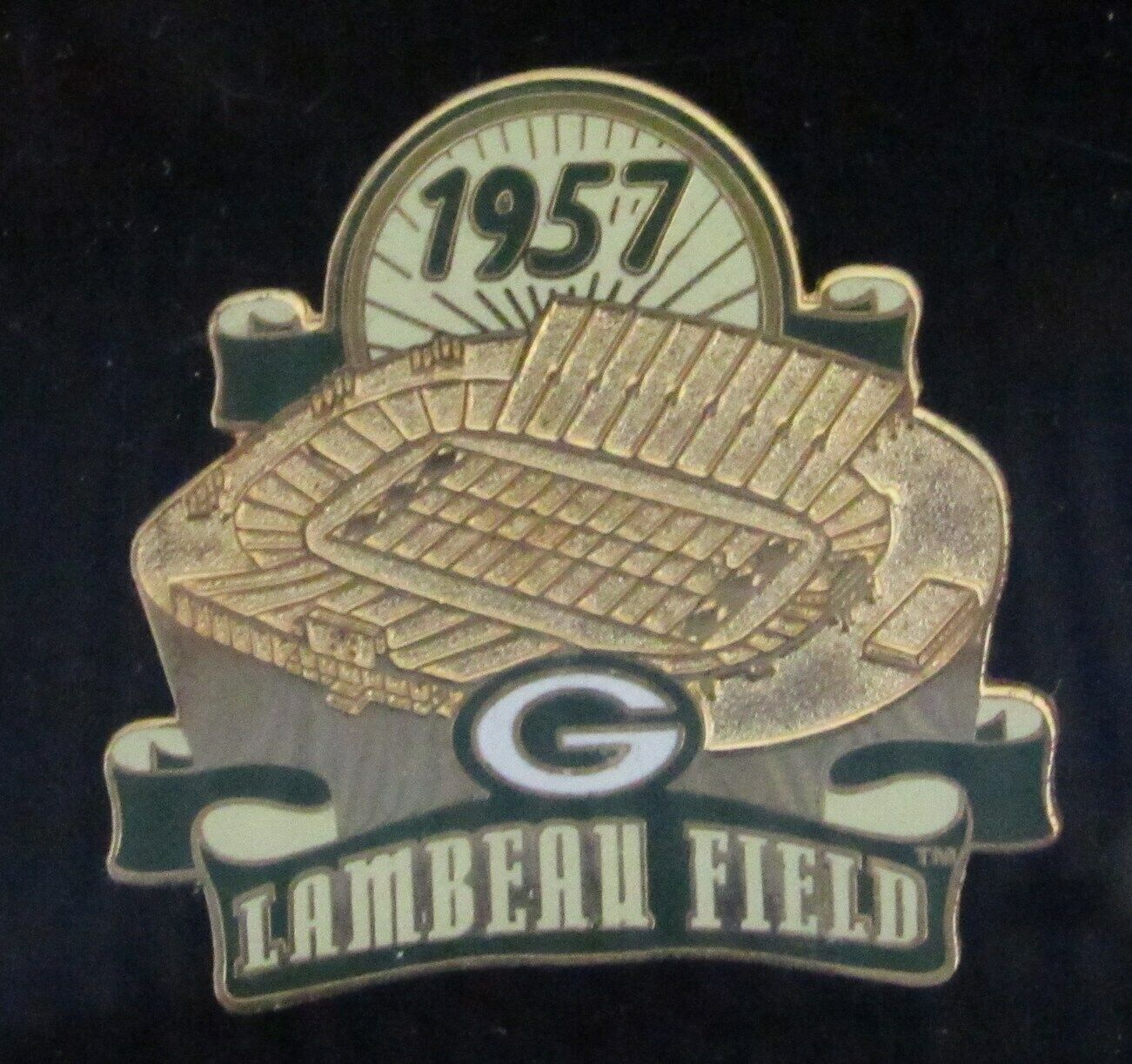 Set of 3 GB Packers Lambeau Field 2007 Limited Edition Pins