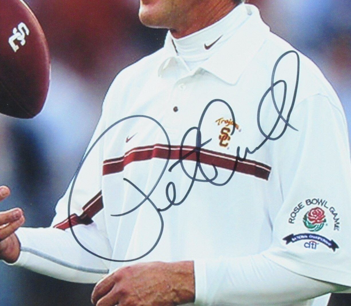 Pete Carroll Autographed/Inscribed 8x10 Photo USC Framed JSA 180114