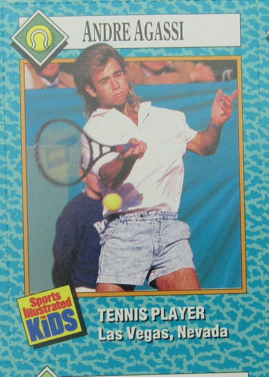 1989 Sports Illustrated for Kids Magazine w/ Andre Agassi Uncut Sheet 159378