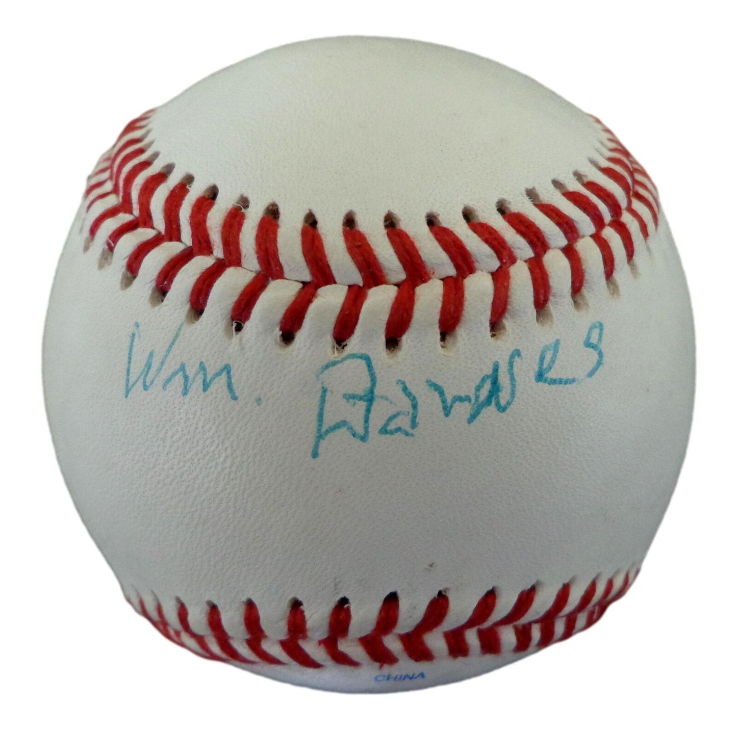 Bill Barnes Autographed OL Baseball Negro League Elite Giants JSA 180173