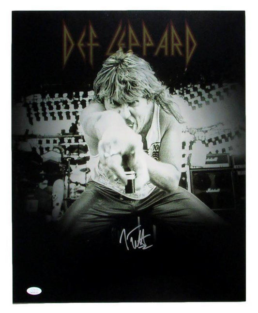 Joe Elliott Autographed 16x20 Photo Def Leppard JSA