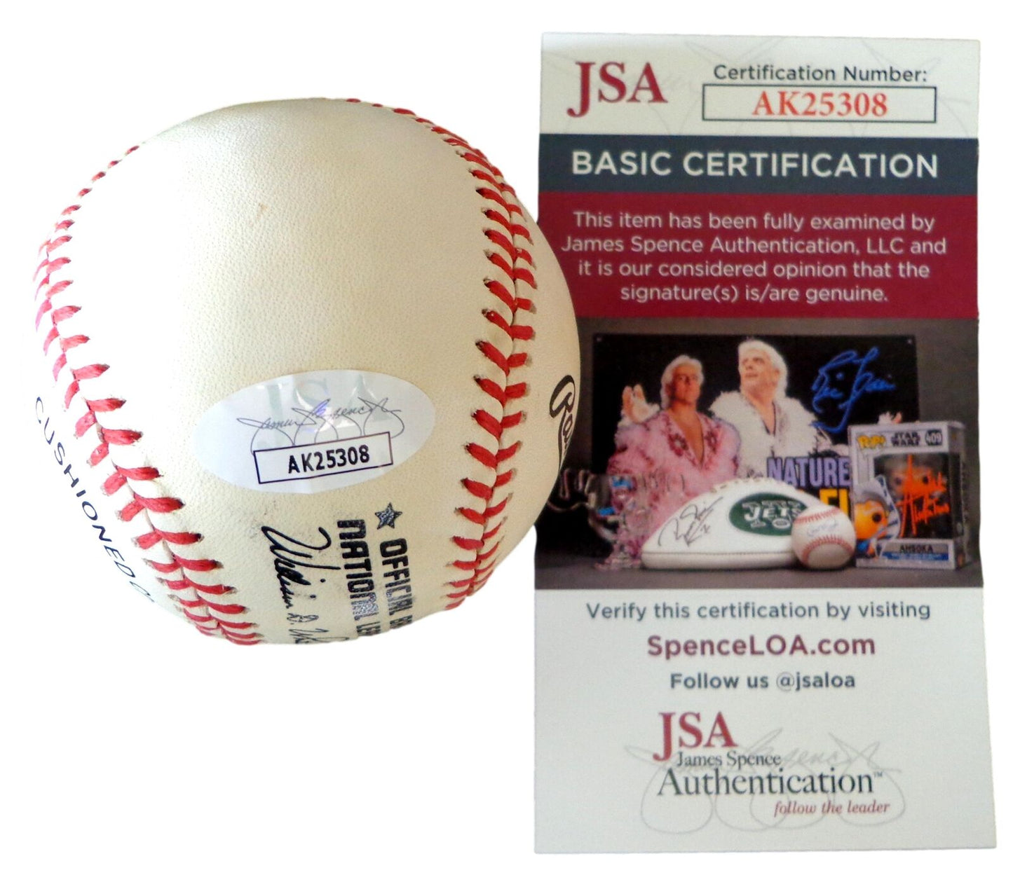 Jesse Rogers Autographed ONL Baseball Negro League KC Monarchs JSA 179806