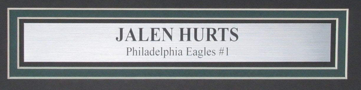 Jalen Hurts Signed/Autographed 16x20 Photo Eagles Framed JSA 189991