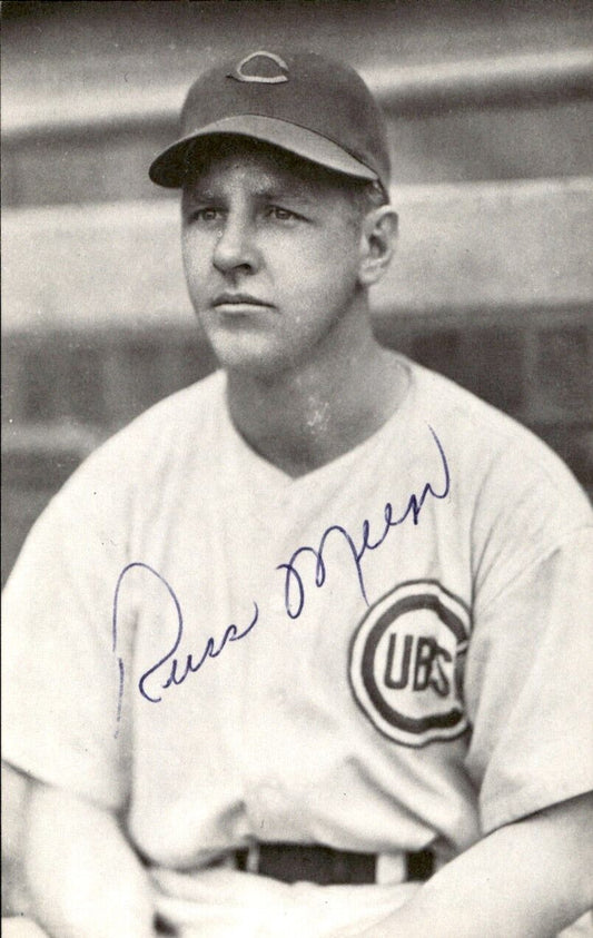 Russ Neers Chicago Cubs d. 1994 Signed/Autographed 3x5  Photo 178628