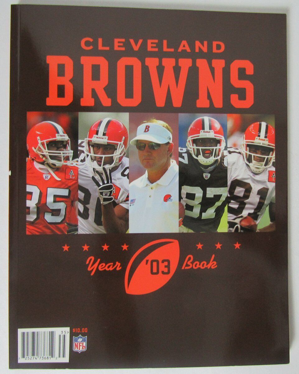 2003 Cleveland Browns NFL Football Official Team Yearbook 146177