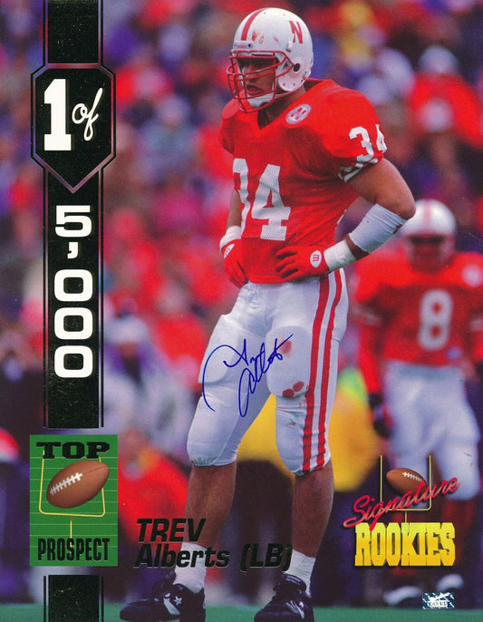 Trev Alberts Autographed Signature Rookies 8x10 Photo University of Nebraska