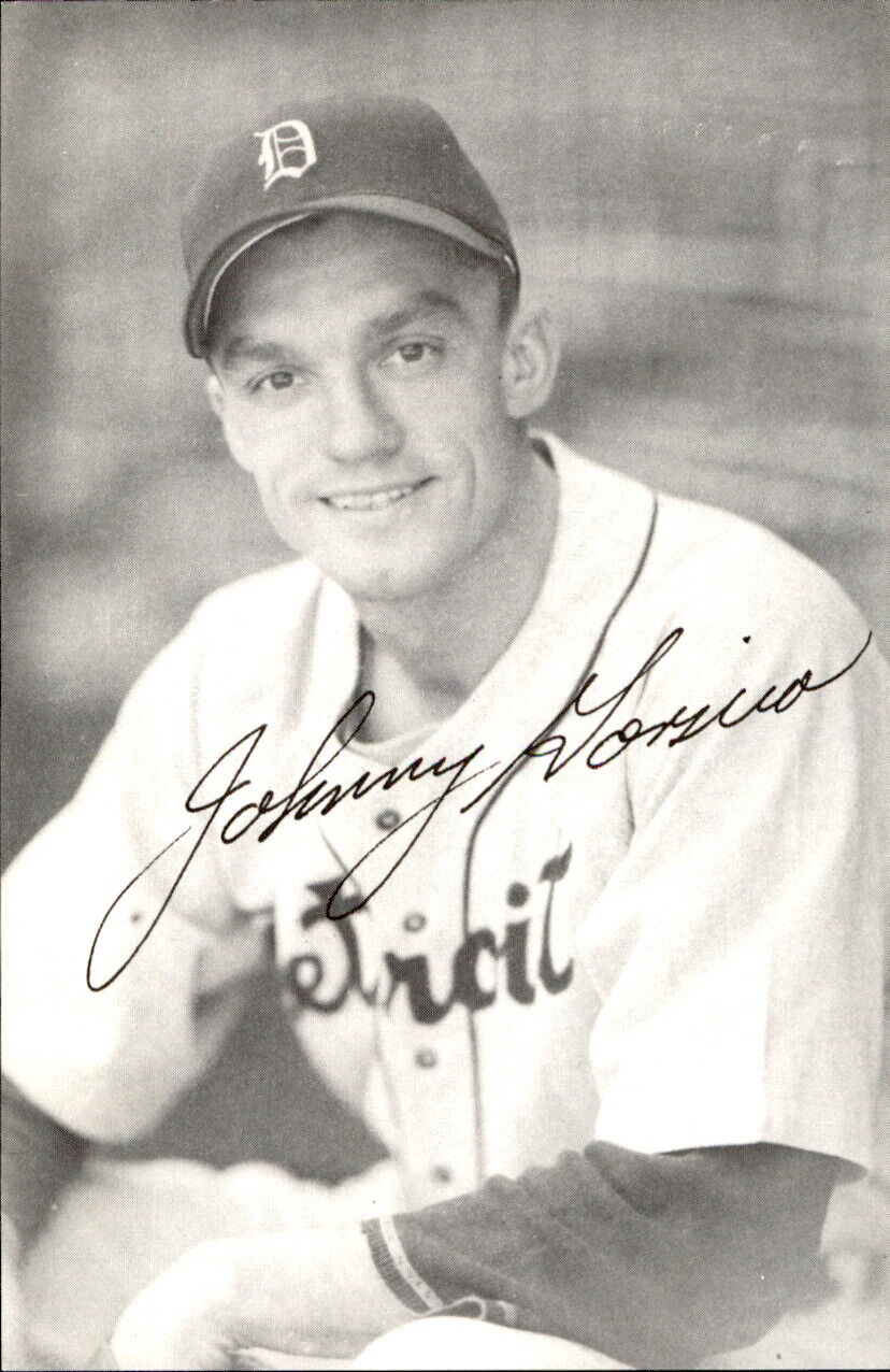 Johnny Gorsica Tigers d. 1998 Signed/Autographed 3x5  Photo 178403