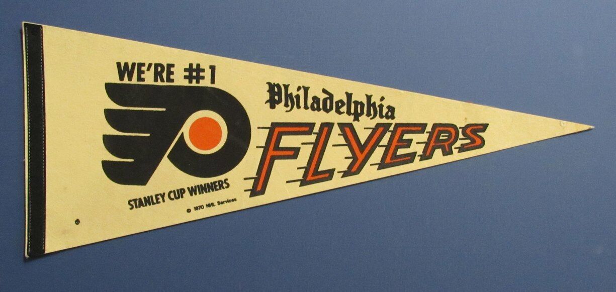 1970's Philadelphia Flyers 30x12 Felt NHL Pennant