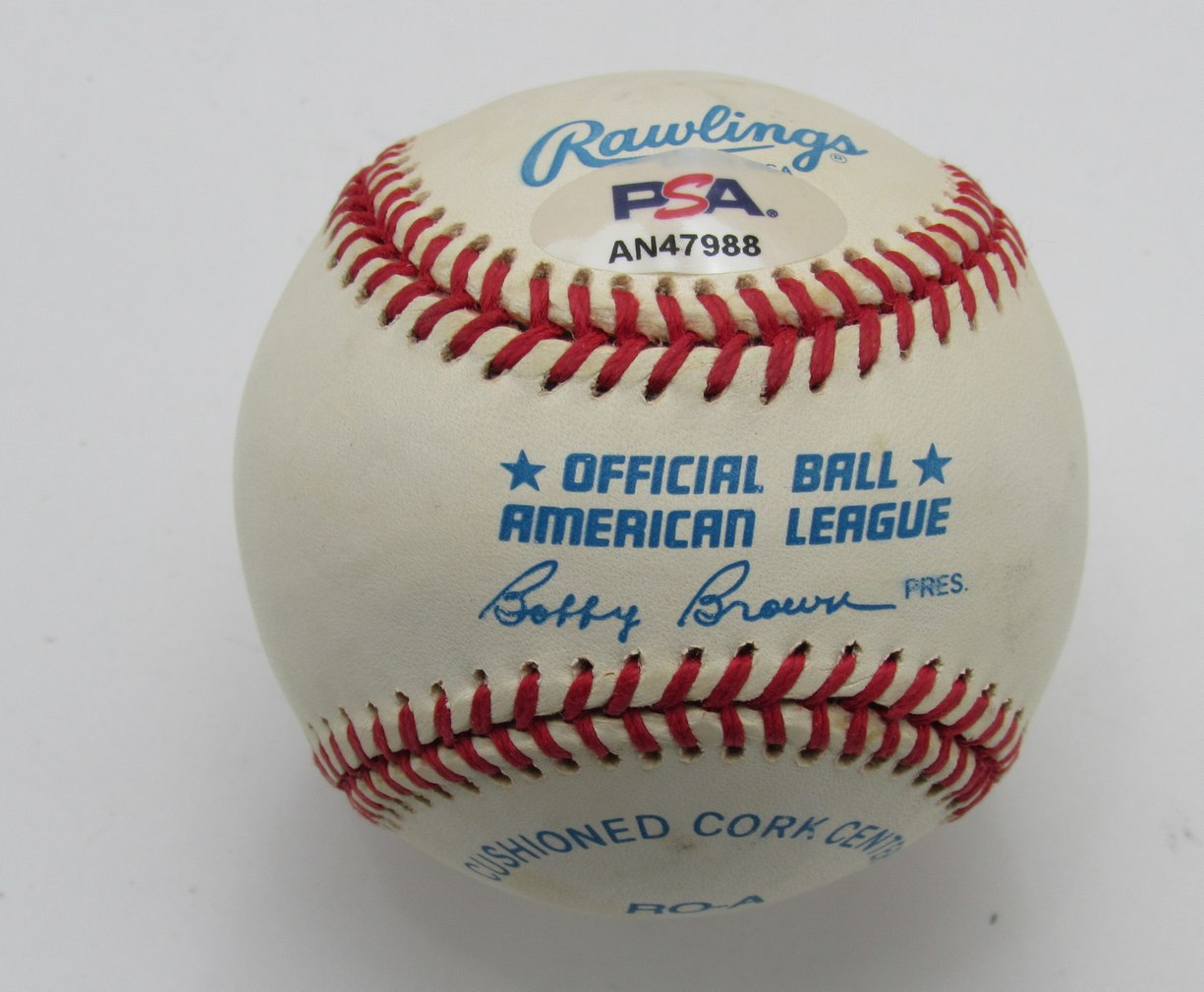 Gaylord Perry HOF  Signed/Autographed OAL Baseball Indians PSA/DNA 191654