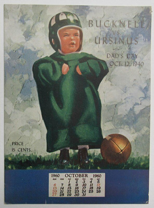 1940 Bucknell vs. Ursinus College Football Program 142909