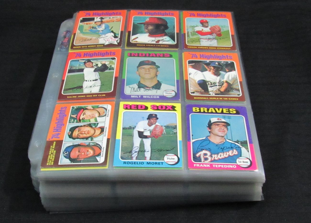 1975 Topps Baseball Card Complete Set (1-660) Brett Yount Aaron Schmidt 191964