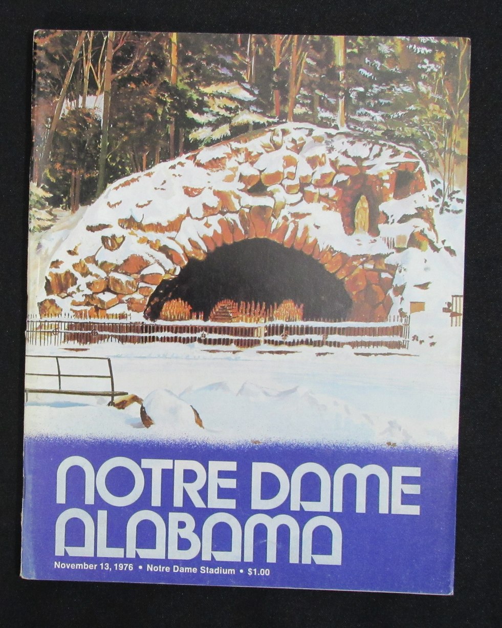 11/13/1976 Notre Dame vs. Alabama College Program 185699