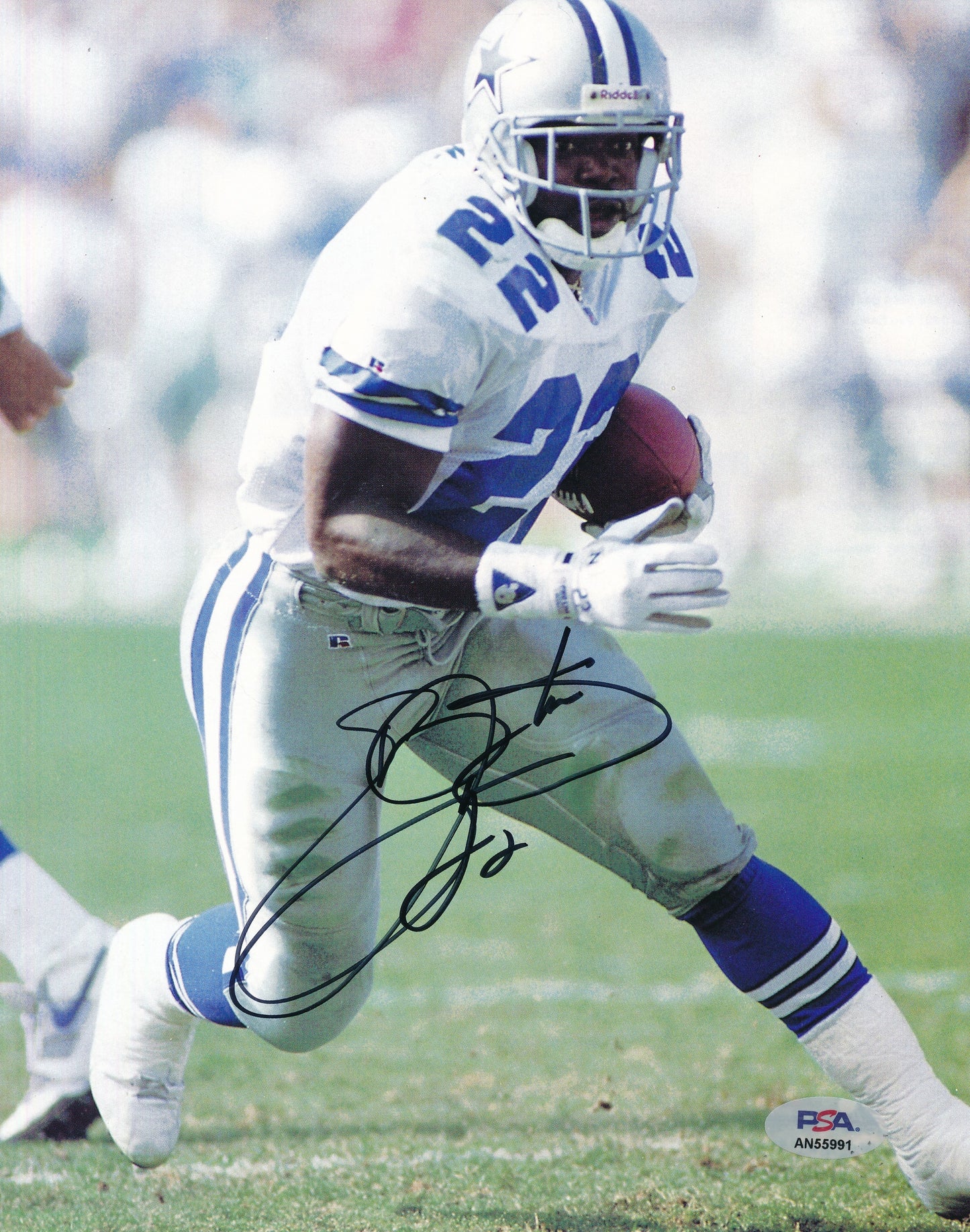 Emmitt Smith HOF Signed/Auto 8x10 Magazine Photo Dallas Cowboys PSA/DNA 188128