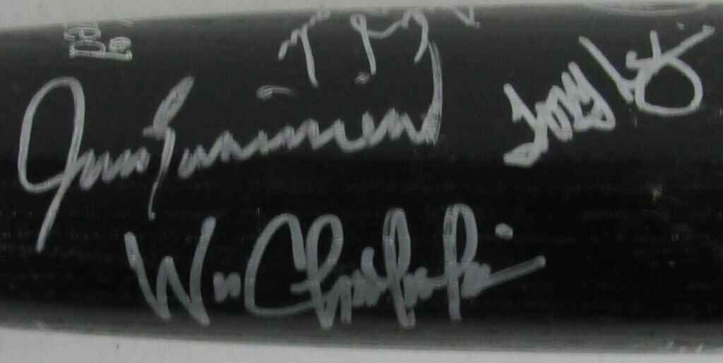 1993 Phillies Team Signed Louisville Slugger Bat (by 28 players) Beckett 141919