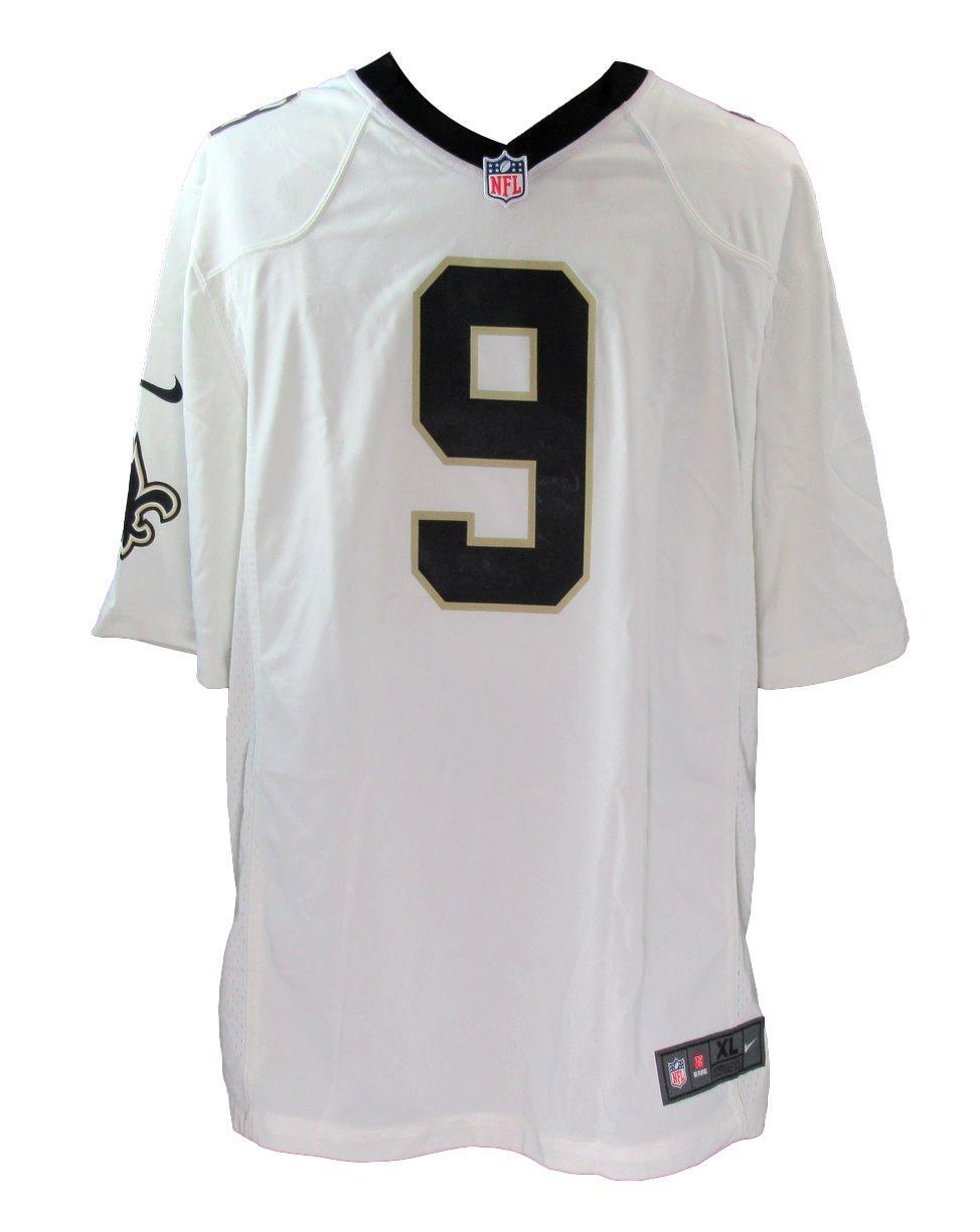 Drew Brees Autographed White Nike On Field Football Jersey Saints Beckett 178363