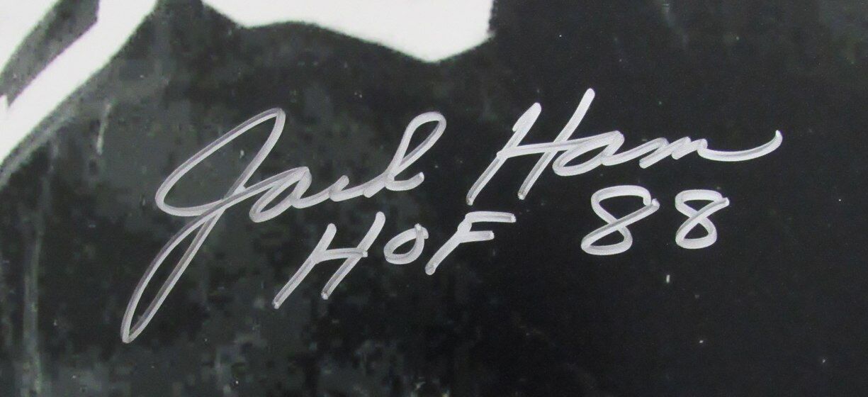 Jack Ham HOF Autographed/Inscribed 16x20 Photo Pittsburgh Steelers Beckett