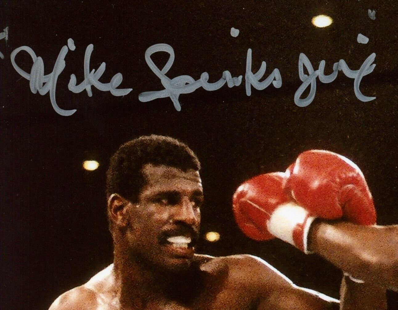 Michael Spinks Boxing Champ Signed/Autographed 8x10 Photo JSA 153997