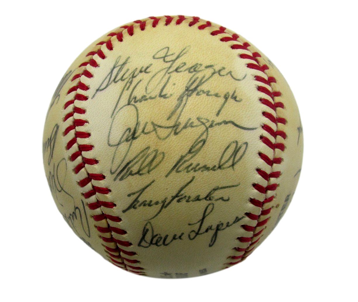 1979 Dodgers Team Signed by 20 ONL Baseball Sutton Lasorda HOF Garvey 190532