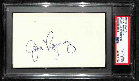 Jack Ramsay HOF Signed/Auto 3x5 Index Card Portland Trailblazers PSA/DNA 188545