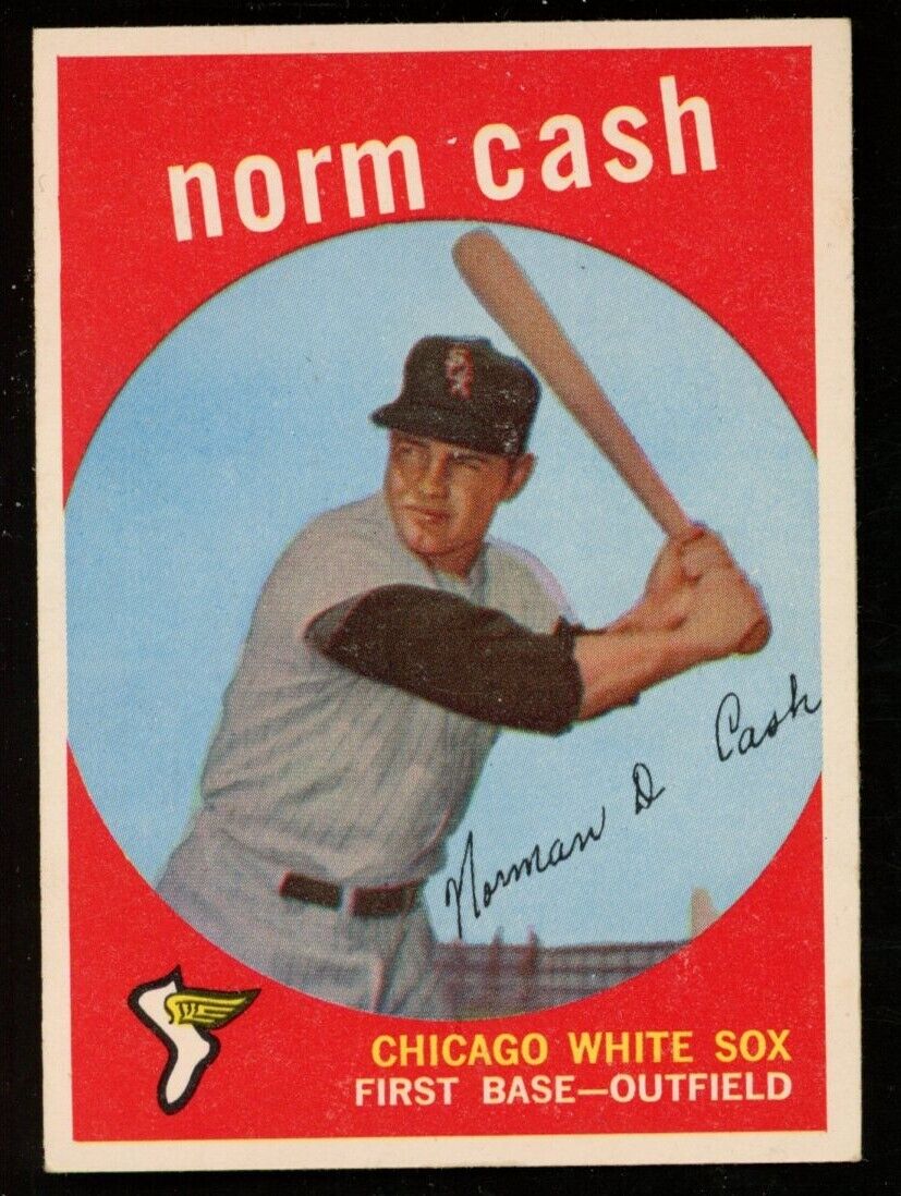 1959 Topps Baseball Norm Cash #509 Chicago White Sox